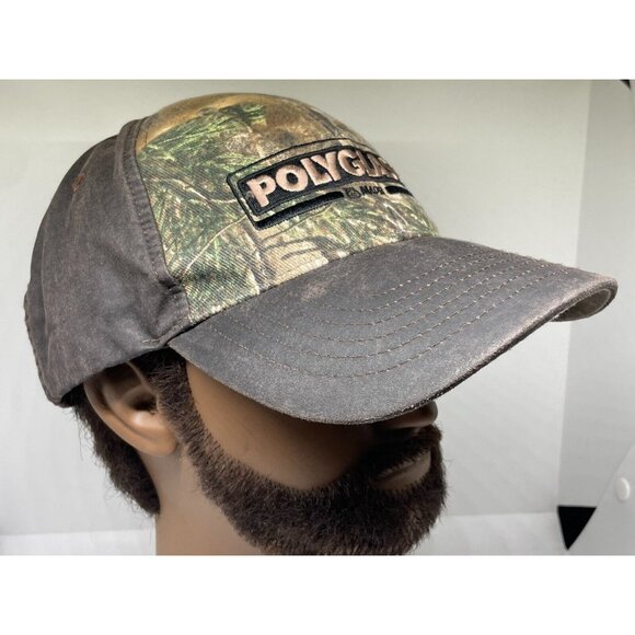 CONTINENTAL POLYGLASS MAPS CAMO baseball cap hat strap back hunting - Picture 4 of 15